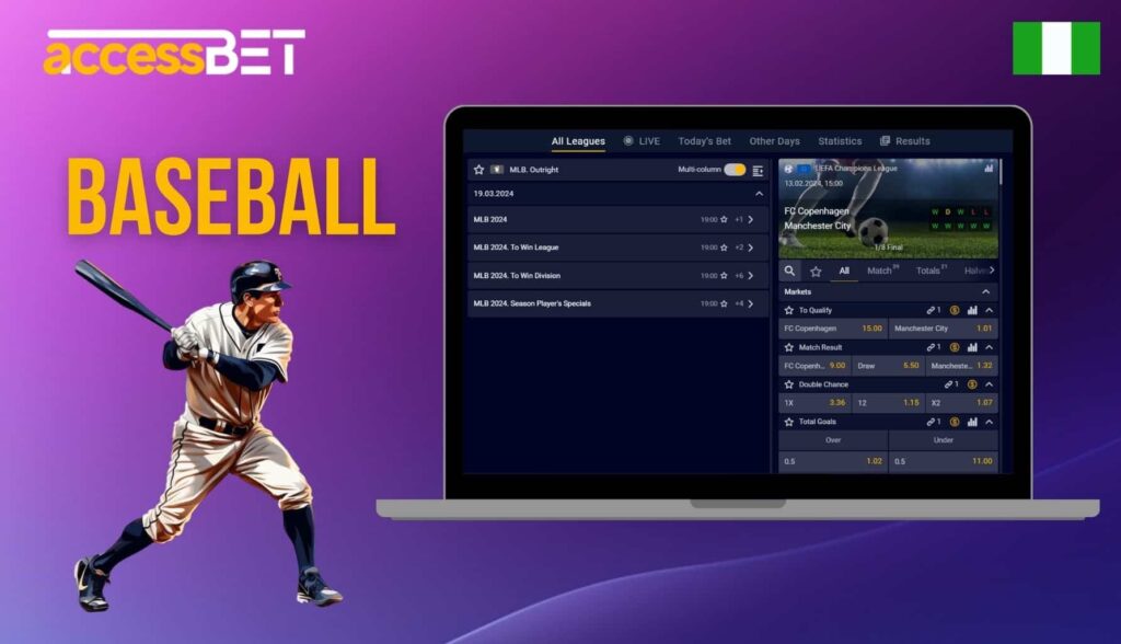 Accessbet Nigeria Baseball betting overview