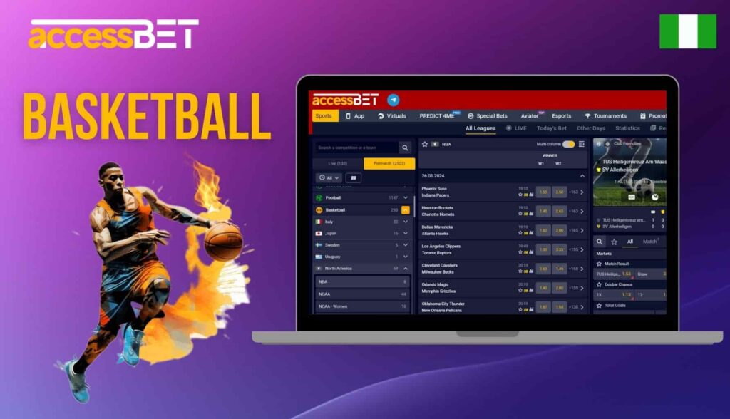 Accessbet Nigeria Basketball betting overview