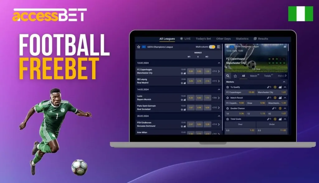 Accessbet Nigeria Daily Football Freebet review