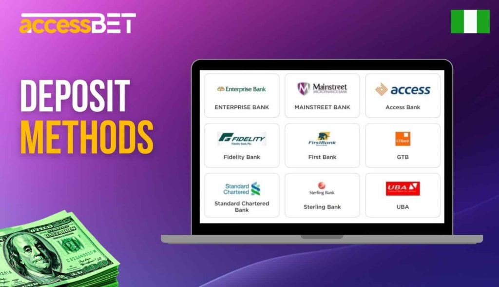 Accessbet Nigeria Deposit methods overview