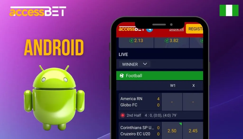 Accessbet Nigeria how to Download apk for Android