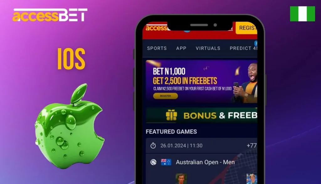 Accessbet Nigeria Download application for iOS