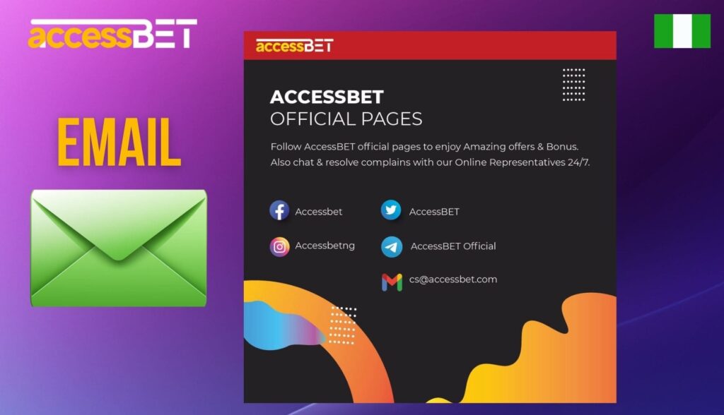 Accessbet Nigeria Email support information