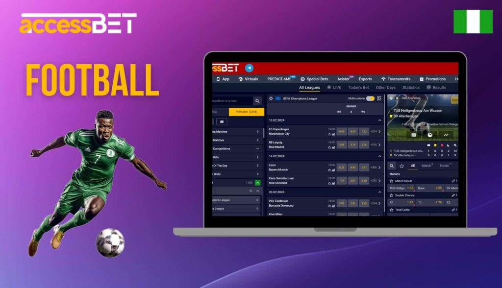 Accessbet Nigeria Football betting overview