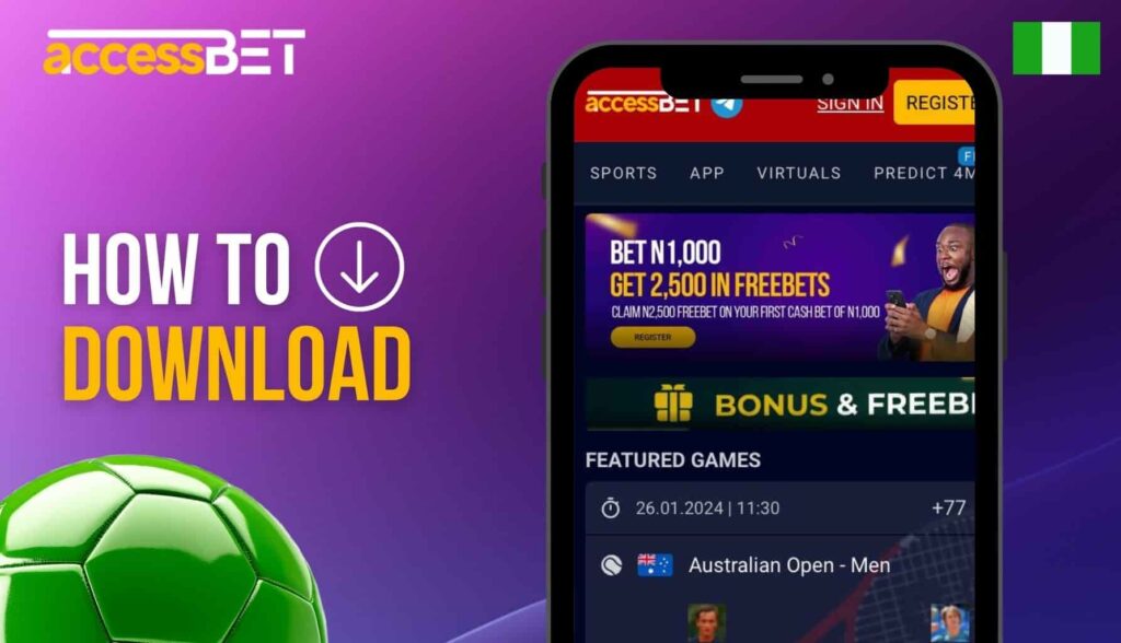 Accessbet Nigeria How to Download the app