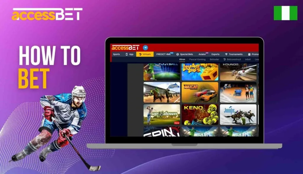 Accessbet Nigeria How to bet on virtual games guide