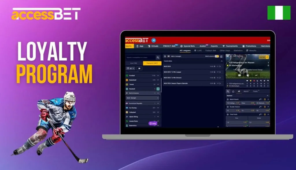 Accessbet Loyalty program guide in Nigeria