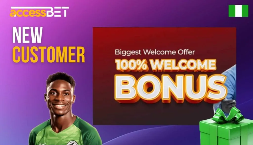 Accessbet New Customer Welcome Offer instruction in Nigeria