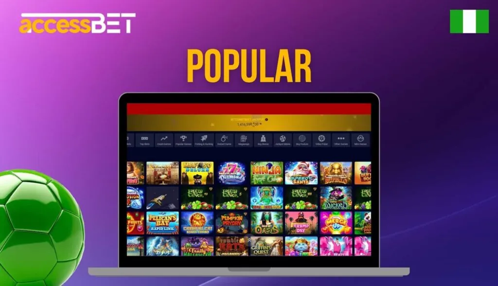 Accessbet Nigeria Popular Virtual games list