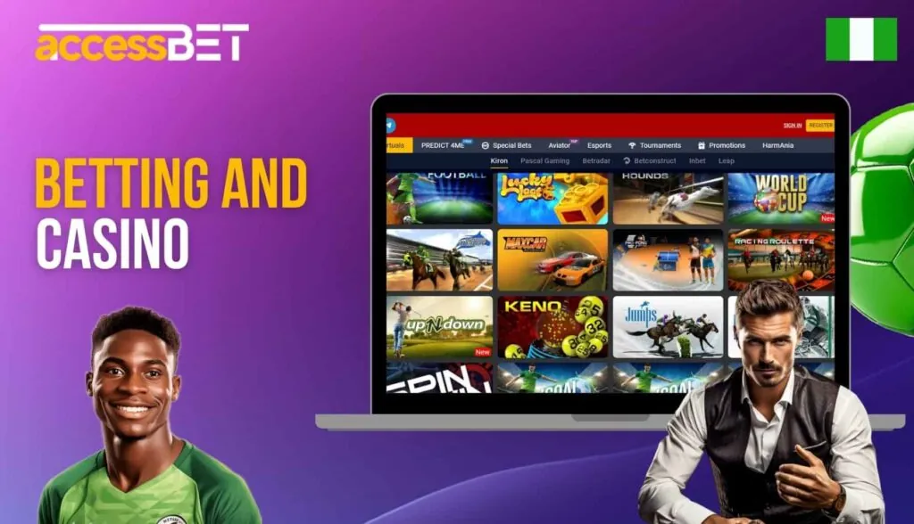 Accessbet Nigeria Sports betting and casino platform