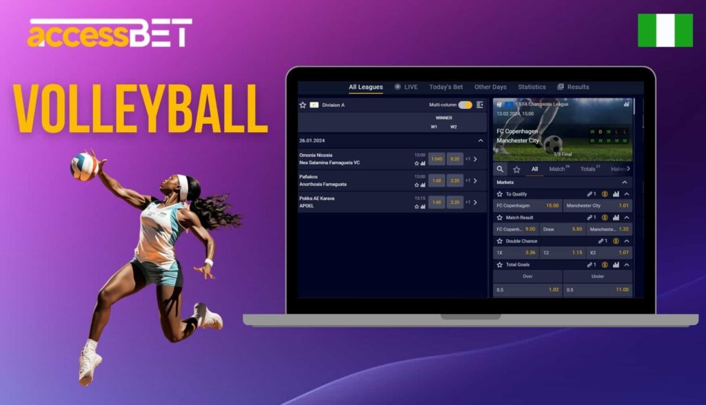 Accessbet Nigeria Volleyball betting information