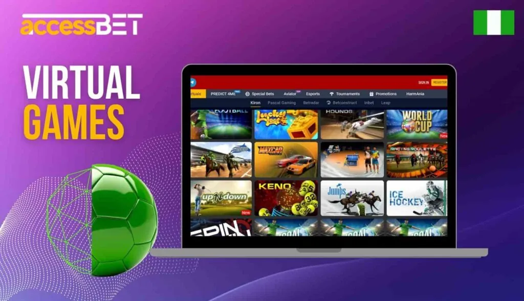 Accessbet Nigeria What are virtual games and guide